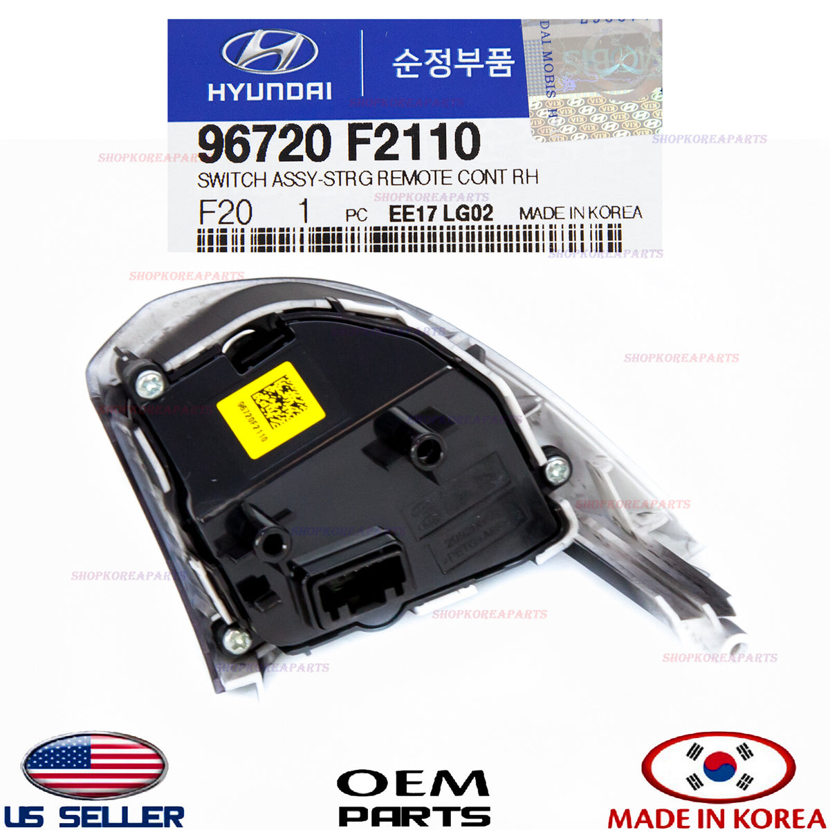 GENUINE Auto Cruise Control Switch OEM Hyundai Elantra Sedan 2019-2020