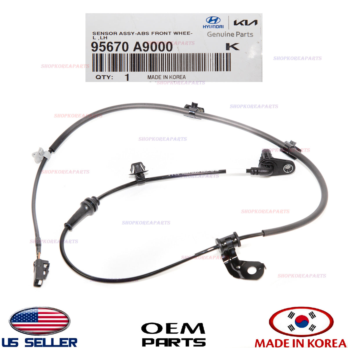 GENUINE ABS Wheel Speed Sensor Front LEFT Driver Side OEM KIA SEDONA 2015-2021