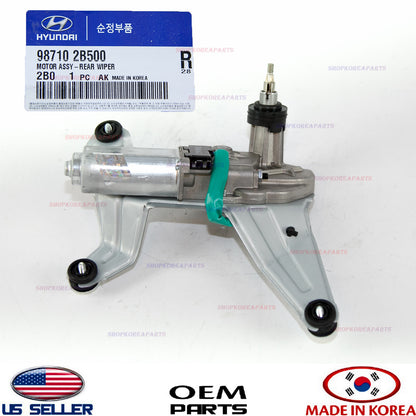 GENUINE Rear Windshield Wiper Motor OEM Hyundai Santa Fe 2007-2012 98710-2B500
