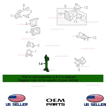 GENUINE OEM Engine Mounting Absorber 1996-2004 Toyota Lexus 3.0L 12307-20021