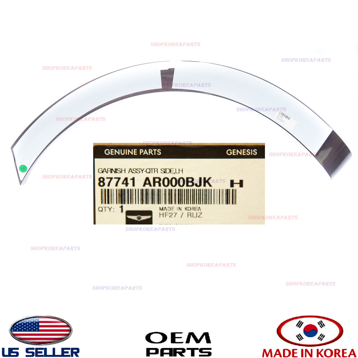 GENUINE Rear Fender Wheel Molding LEFT Driver Side ⭐OEM⭐ GV70 non Sport 2022-26