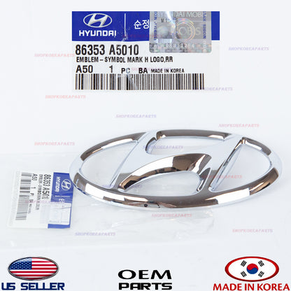 GENUINE OEM Front Grille Emblem Logo H  2013-2015 Hyundai Elantra GT Hatchback
