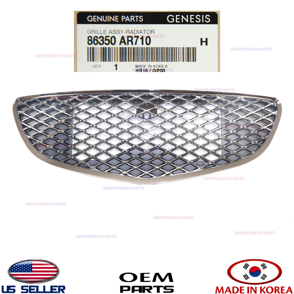 GENUINE OEM Front Bumper Radiator Grille 2022-2025 GV70 3.5L SPORT 86350-AR710