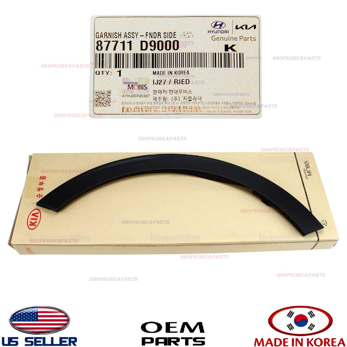 GENUINE Front Fender Wheel Molding LEFT Driver Side ⭐OEM⭐ Kia Sportage 2017-2022