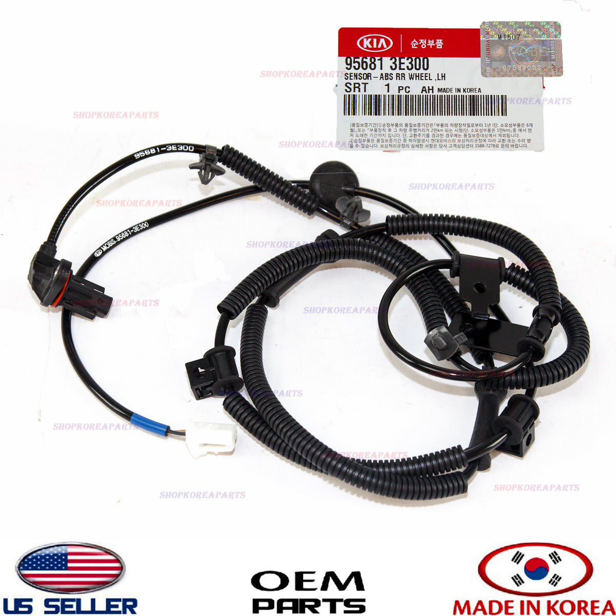 ABS WHEEL SPEED SENSOR REAR LEFT GENUINE! KIA SORENTO 2007 2008 2009 956813E300