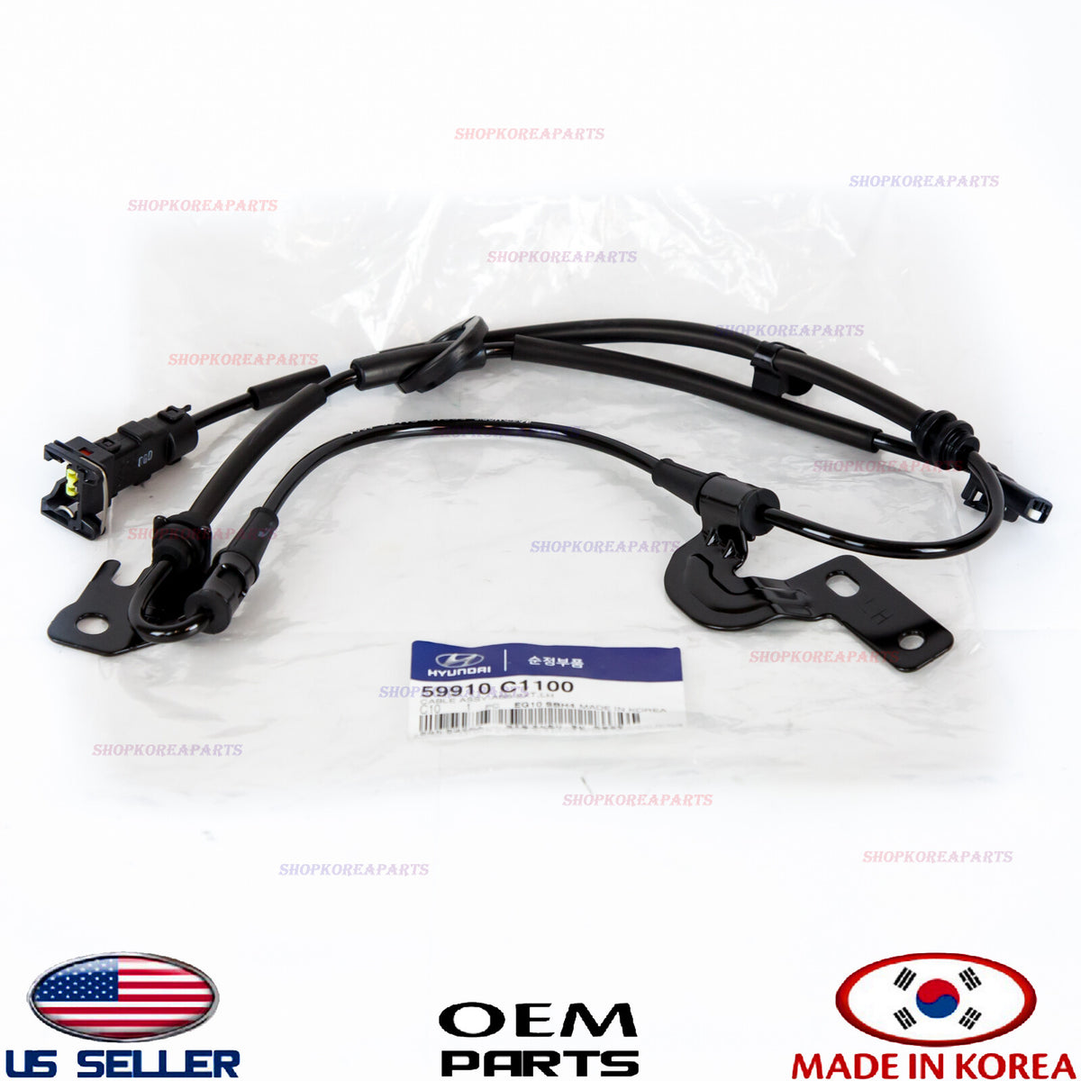 CABLE ONLY for SENSOR ABS REAR LEFT GENUINE HYUNDAI SONATA 2017-2019 59910C1100