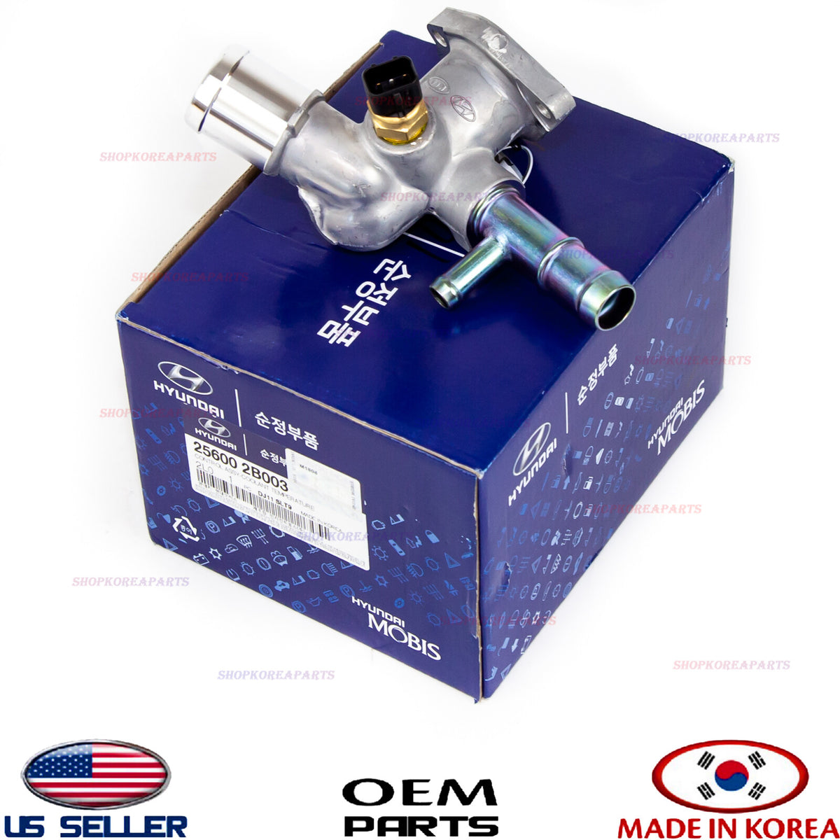 Control Temperature, Inlet Flange Water Inlet OEM Hyundai Kia See compatibility