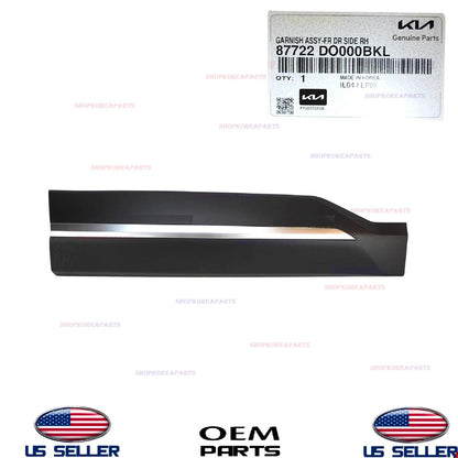 GENUINE Front Door Lower Molding RIGHT Passenger Kia EV9 LIGHT WIND 2024-2025