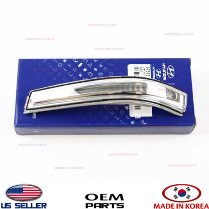 GENUINE Outside Mirror Signal Lamp Turn LEFT Driver Side OEM Santa Fe XL 2013-19