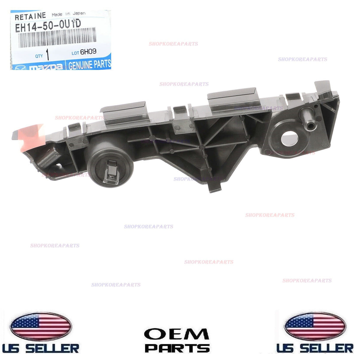 GENUINE Bumper Front Bracket Mounting LEFT Driver Side OEM Mazda CX-7 2007-2012