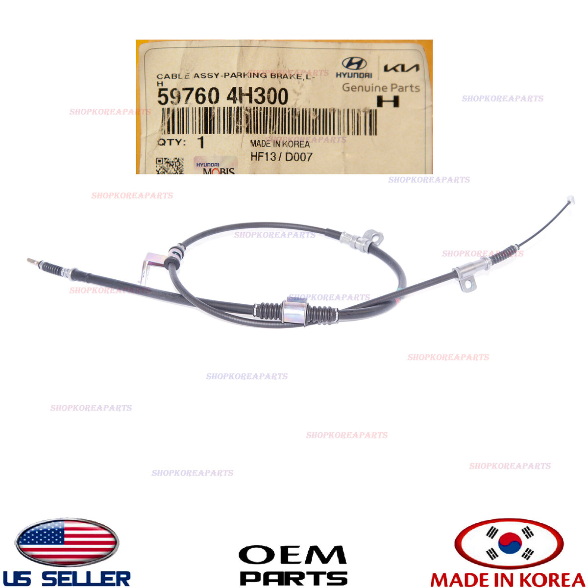 GENUINE Parking Brake Cable LEFT Driver Side ⭐OEM⭐ Hyundai H1 Starex 59760-4H300