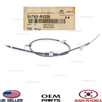 GENUINE Parking Brake Cable LEFT Driver Side ⭐OEM⭐ Hyundai H1 Starex 59760-4H300