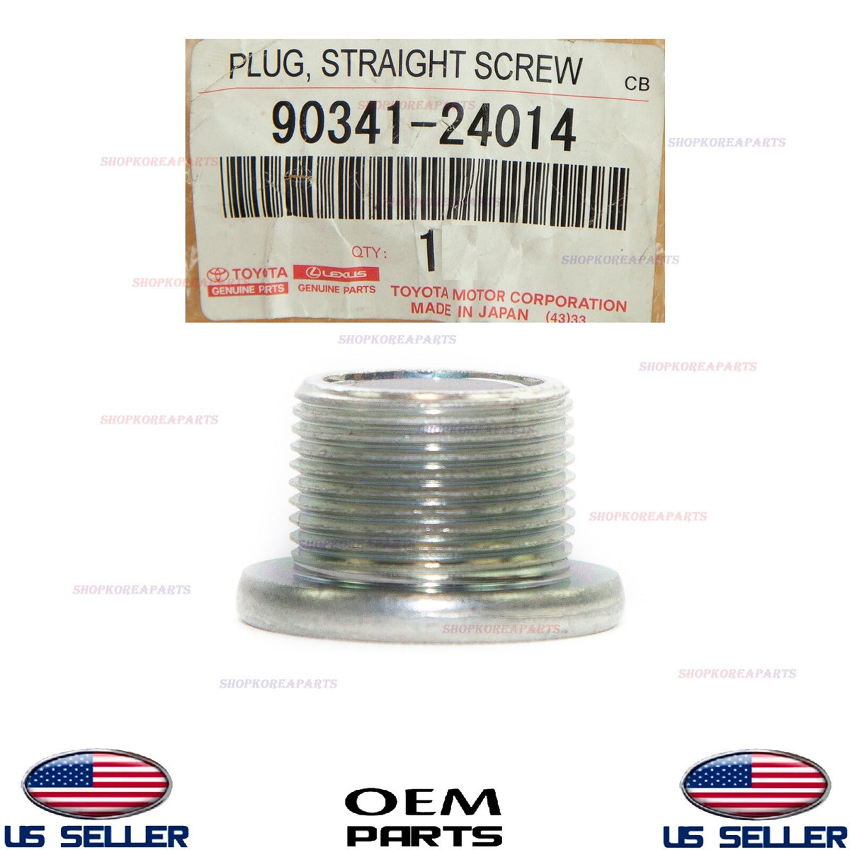 GENUINE Front Differential Drain Plug ⭐OEM⭐ Toyota Lexus *See Compatibility