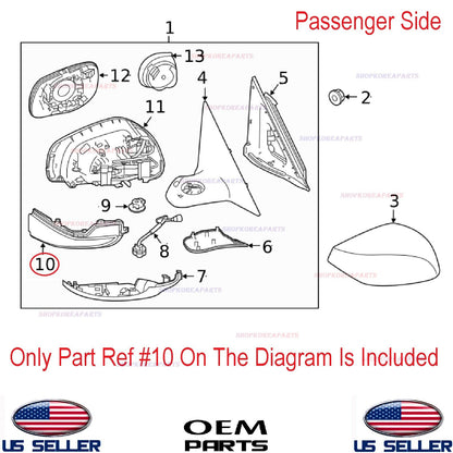 GENUINE Outside Mirror Turn Signal Lamp Right⭐ INFINITI 14-24 *See compatibility