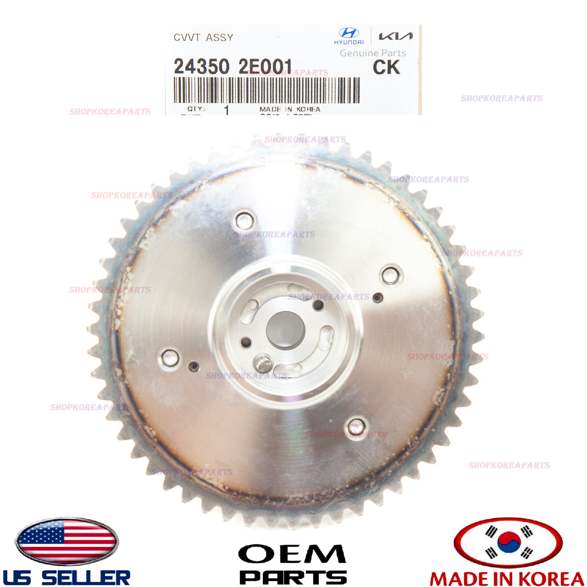 GENUINE INTAKE Camshaft Gear CVVT ⭐OEM⭐ HYUNDAI KIA 1.8L 2.0L *See compatibility