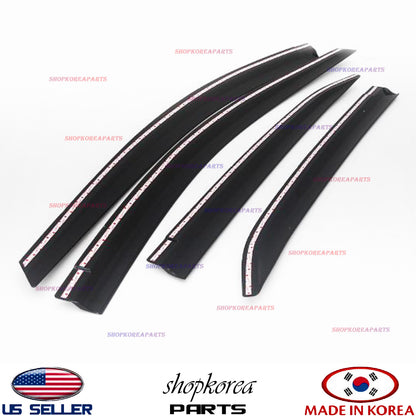 3m TAPE SMOKED DOOR VISOR WINDOW VENT DEFLECTOR fits TOYOTA COROLLA 2016-2019