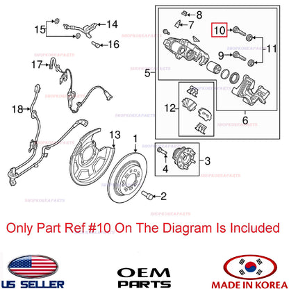 GENUINE Rod Assy Guide (B) REAR ⭐OEM⭐ HYUNDAI KIA *See Compatibility 582221H000