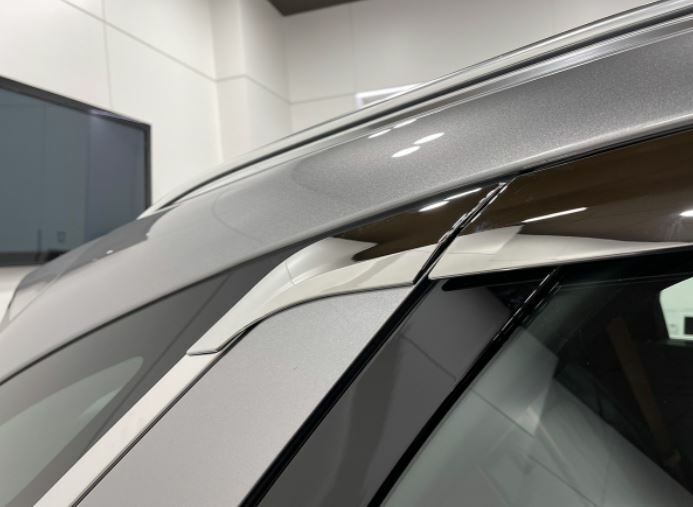 Chrome Window Door Visor Vent Shade Rain Guard fits for Genesis GV70 2022-2026
