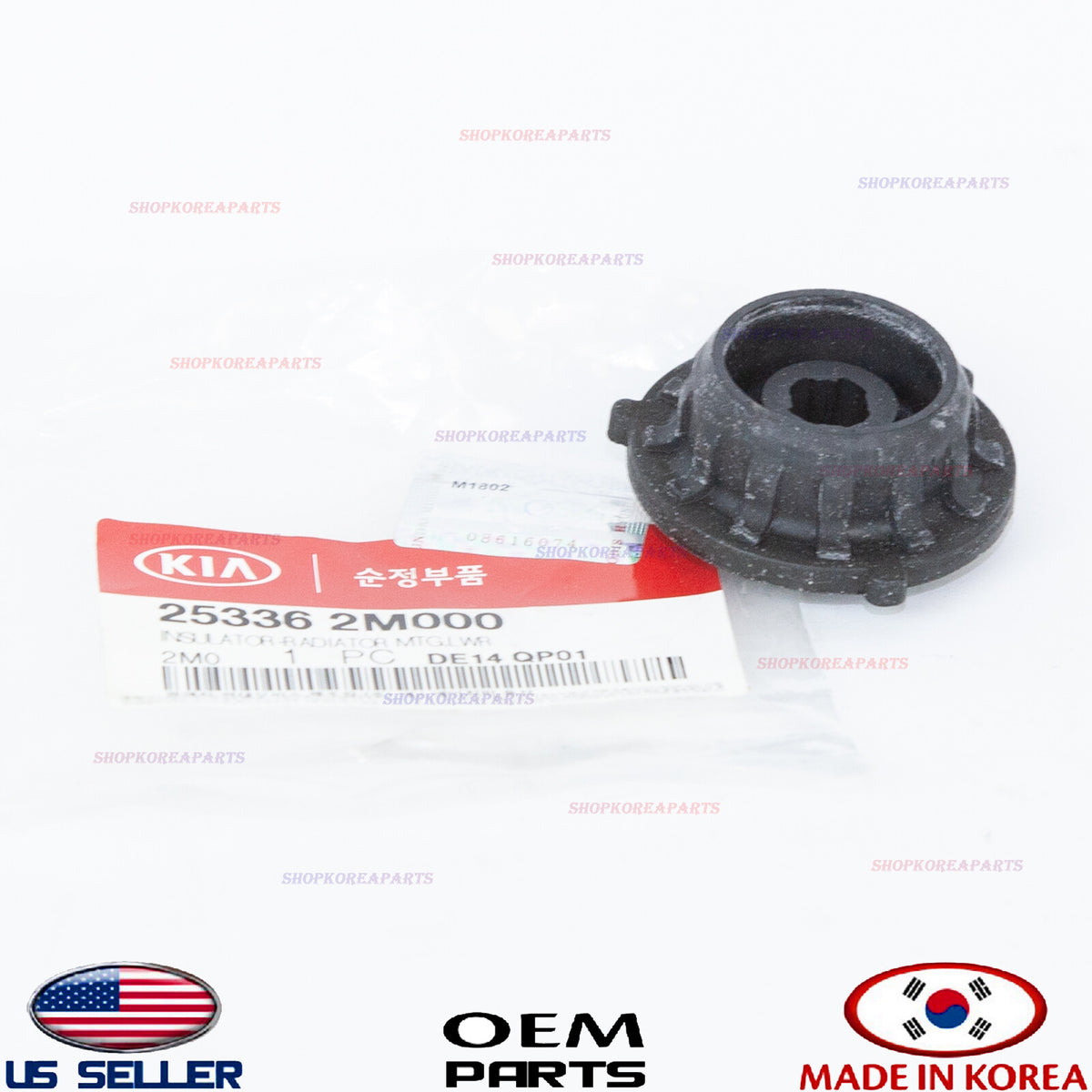 GENUINE Radiator Lower Mounting Insulator OEM for Various Hyundai Kia 2007-2016
