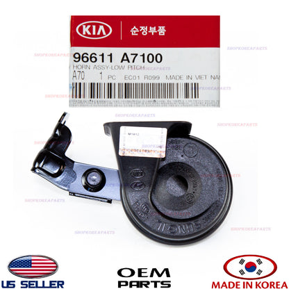 HORN ASSY LOW PITCH GENUINE! FOR KIA FORTE 2014-2018 96611A7100