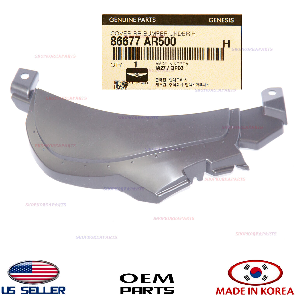 GENUINE Rear Bumper Lower Cover RIGHT Passenger ⭐OEM⭐ Genesis GV70 Sport 2022-25