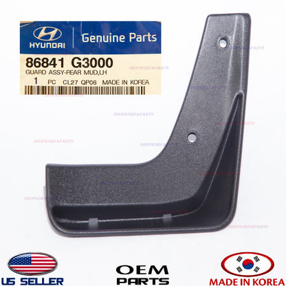 GENUINE Mud Guard Flaps Splash Shield Rear LEFT Driver Side OEM Elantra GT 18-20