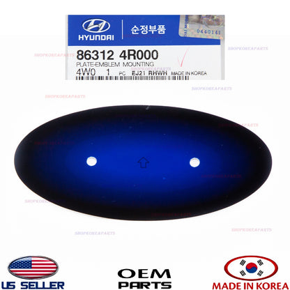 GENUINE Front Bumper Emblem Mounting Plate 2015-2017 Hyundai Tucson