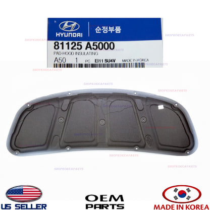 HOOD INSULATION PAD LINER HEAT SHIELD OEM! ELANTRA GT HATHCBACK 13-17 81125A5000