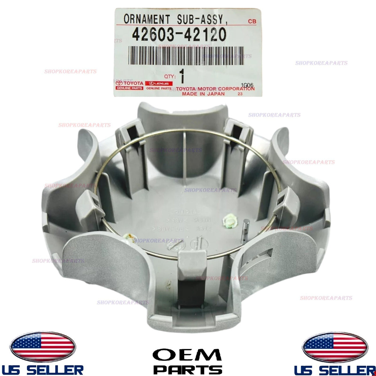 GENUINE Wheel Center Hub Cap Ornament ⭐OEM⭐ Toyota Rav4 2006-2012 42603-42120