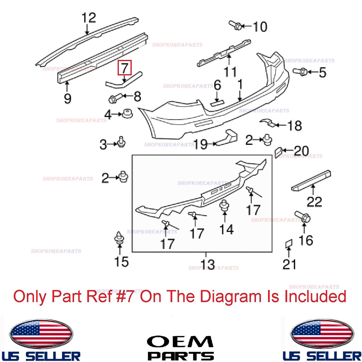GENUINE Rear Bumper Bracket LEFT Driver Side ⭐OEM⭐ Lancer Evolution 2008-2015