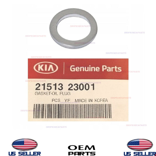 1pcs GENUINE OEM Engine Oil Washer Hyundai Kia Genesis 21513-23001