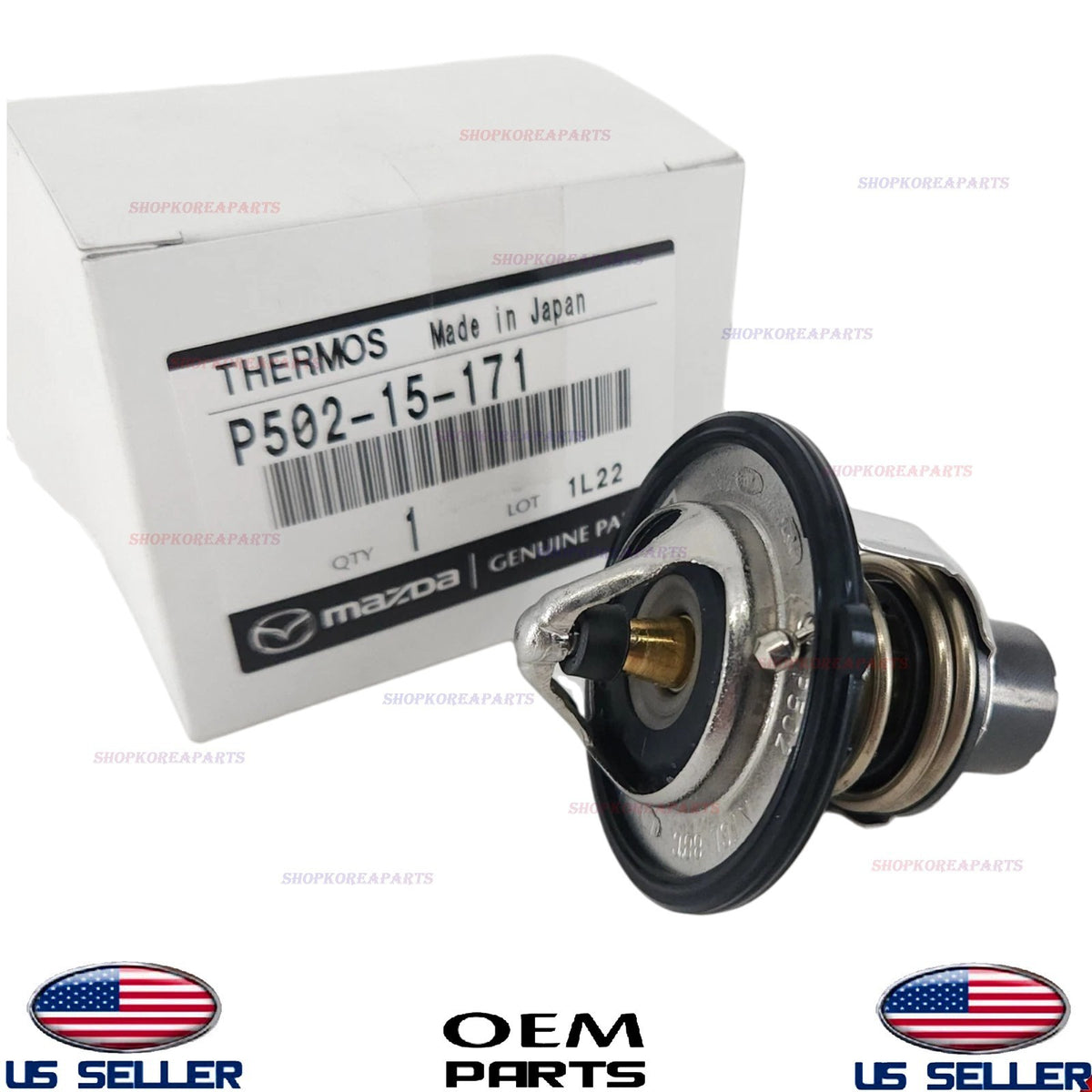 GENUINE OEM Engine Coolant Thermostat for 2016-2024 Mazda MX-5 Miata CX-3