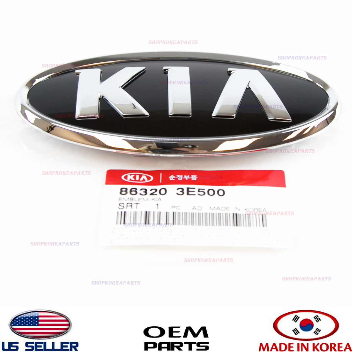 GENUINE Front Grille Emblem -KIA- OEM Optima 2009-2010 / Rondo Sorento 2007-2014