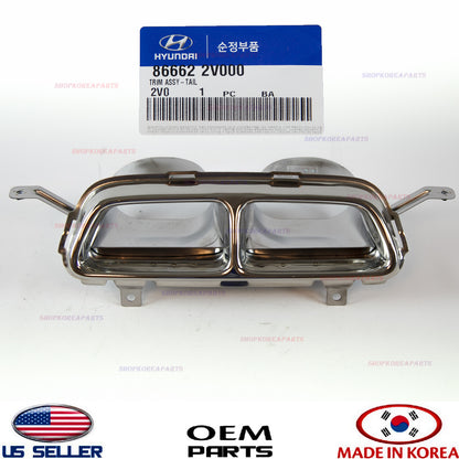 GENUINE Rear Bumper Exhaust Duct Shield Cover ⭐OEM⭐ Hyundai Veloster 2012-2017