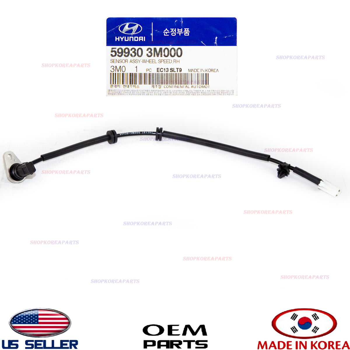 GENUINE ABS Wheel Speed Sensor Rear Right Passenger Side GENESIS SEDAN 2009-2014