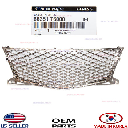 GENUINE Front Bumper Upper Center Grille ⭐OEM⭐ GENESIS GV80 2021-2024 86351T6000