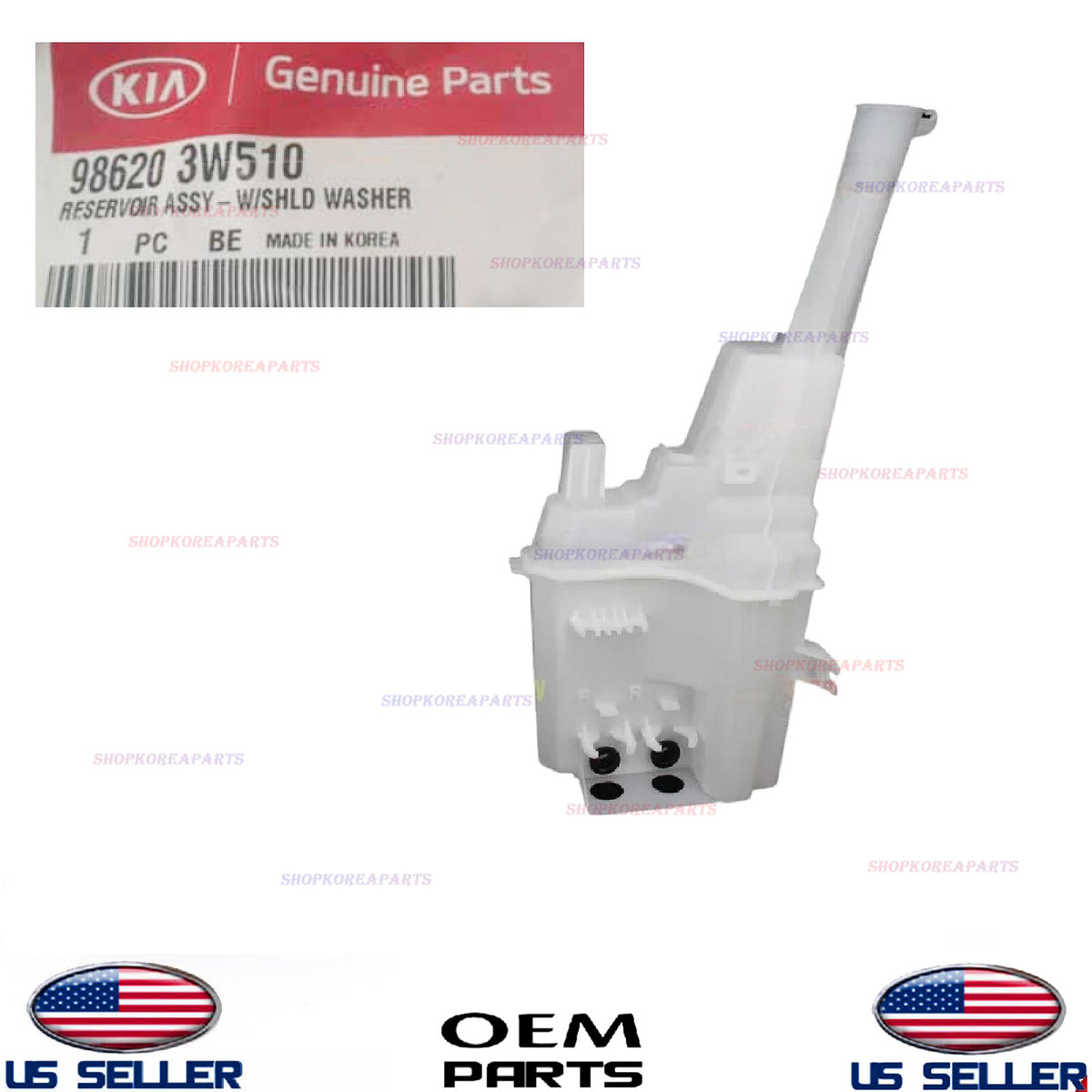 GENUINE OEM Windshield Wiper Washer Fluid Reservoir Tank 2014-2016 Kia Sportage