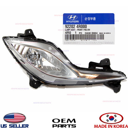 GENUINE Fog Light Lamp Right Passenger Side Sonata HYBRID 2011-2015 922024R000