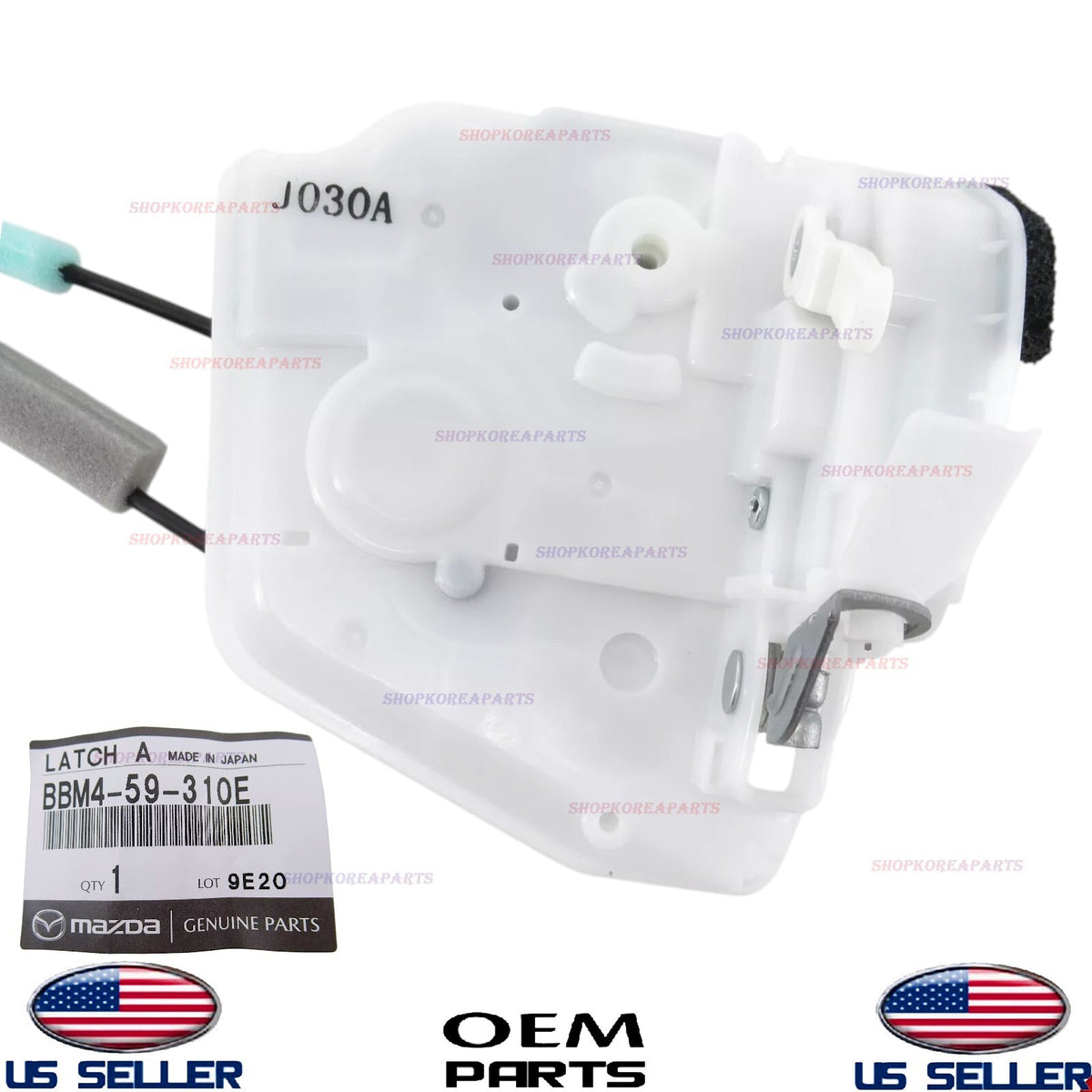 GENUINE OEM Front Door Left  Driver Side Lock Latch Actuator 2010-2013 Mazda 3