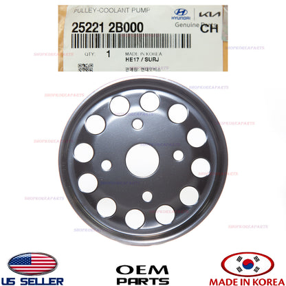 GENUINE Engine Water Coolant Pump Pulley ⭐OEM⭐ KIA SOUL 1.6L 2010-2011