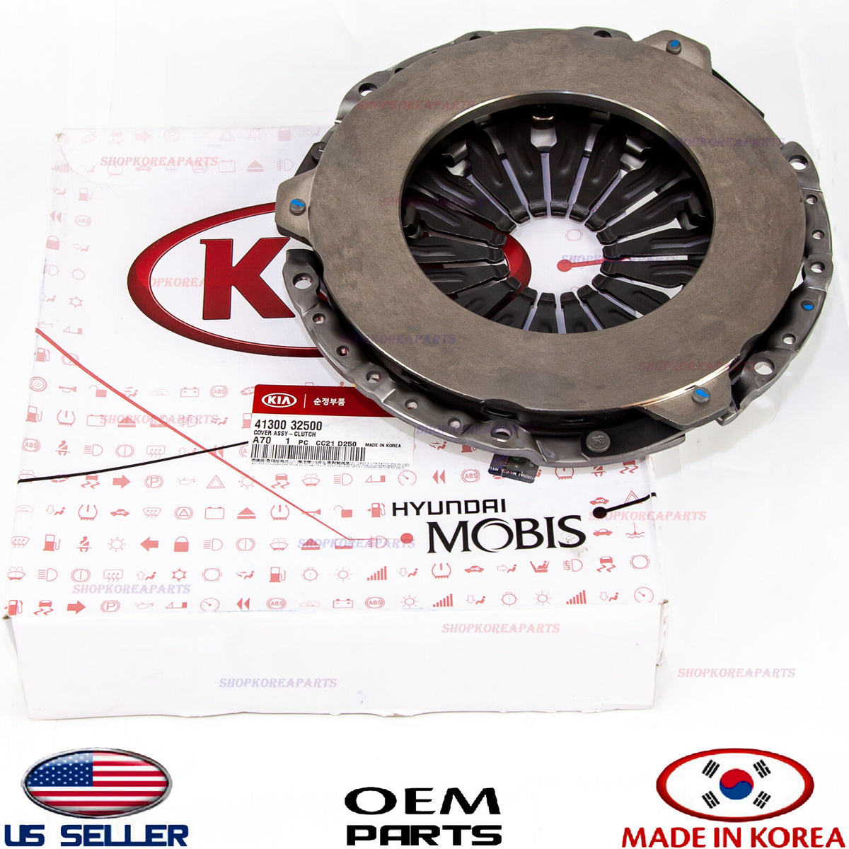 GENUINE Clutch Pressure Plate OEM Veloster Forte Elantra GT Turbo 1.6L