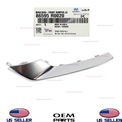 GENUINE Front Bumper Molding Chrome LEFT Driver Side 2022-2024 Kia Carnival SX