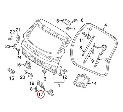 GENUINE Rear Power Tailgate Latch Actuator OEM Hyundai Tucson 2016-2021