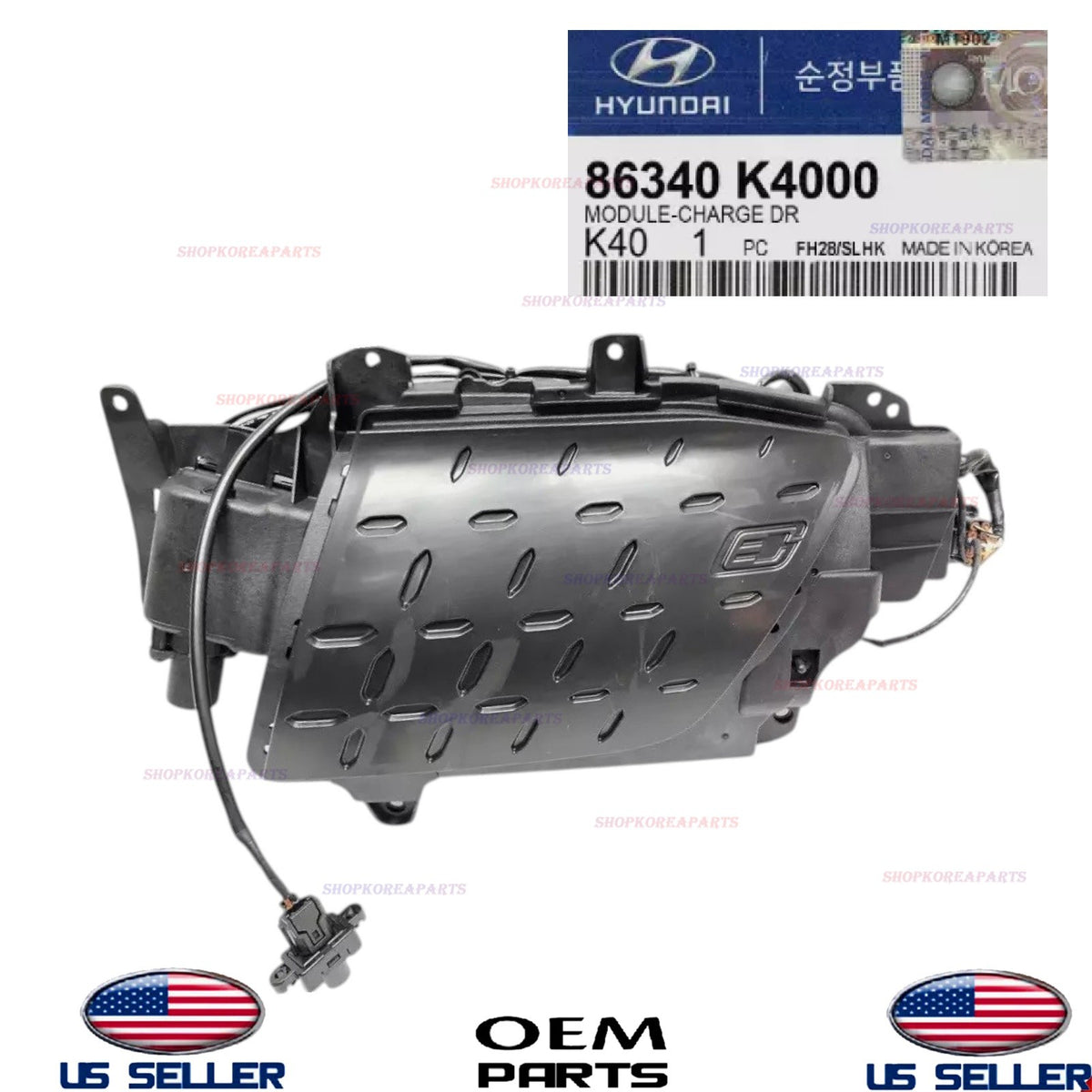 GENUINE OEM Front Charge Module Door Port 2019-2021 Kona Electric 86340-K4000