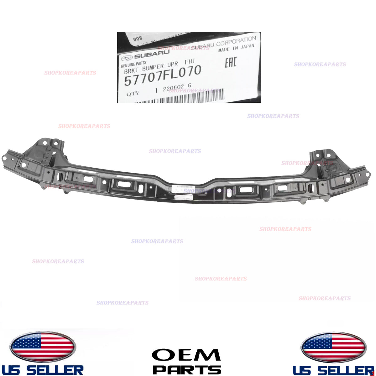 GENUINE OEM Front Bumper Upper Bracket Support Panel Subaru Crosstrek 2018-2020