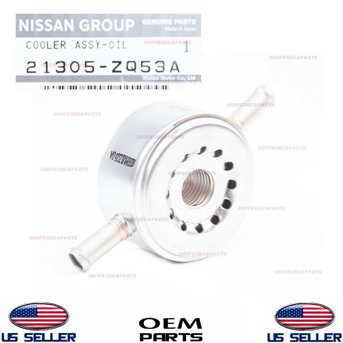 GENUINE Engine Oil Cooler ⭐OEM⭐ 5.6L V8 Nissan Infiniti *See compatibility