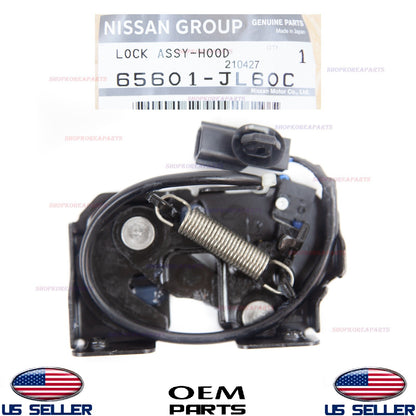 GENUINE Hood Lock Latch RIGHT Passenger OEM NISSAN INFINITI *See compatibility