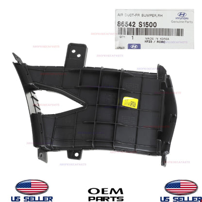 GENUINE Air Duct Front Bumper RIGHT Passenger Side 2021-2023 Hyundai Santa Fe