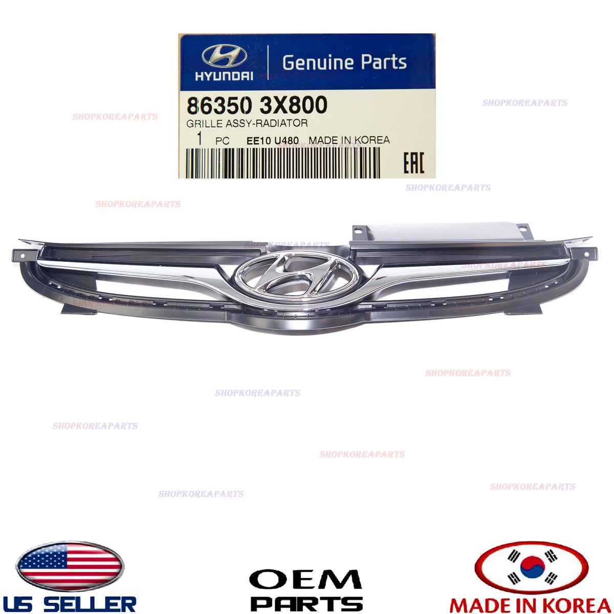 ✅GENUINE✅ Front Radiator Grille OEM Hyundai Elantra Sedan 2014-2016 86350-3X800