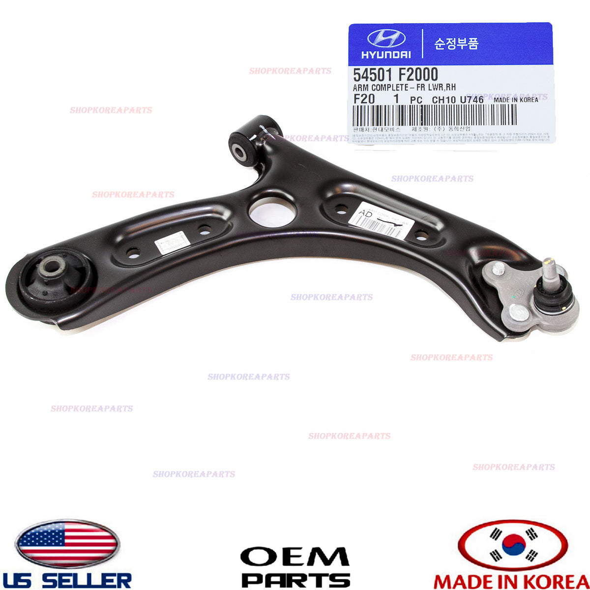 GENUINE Front Lower Control Arm RIGHT Passenger Side OEM Elantra Sedan 2017-2020